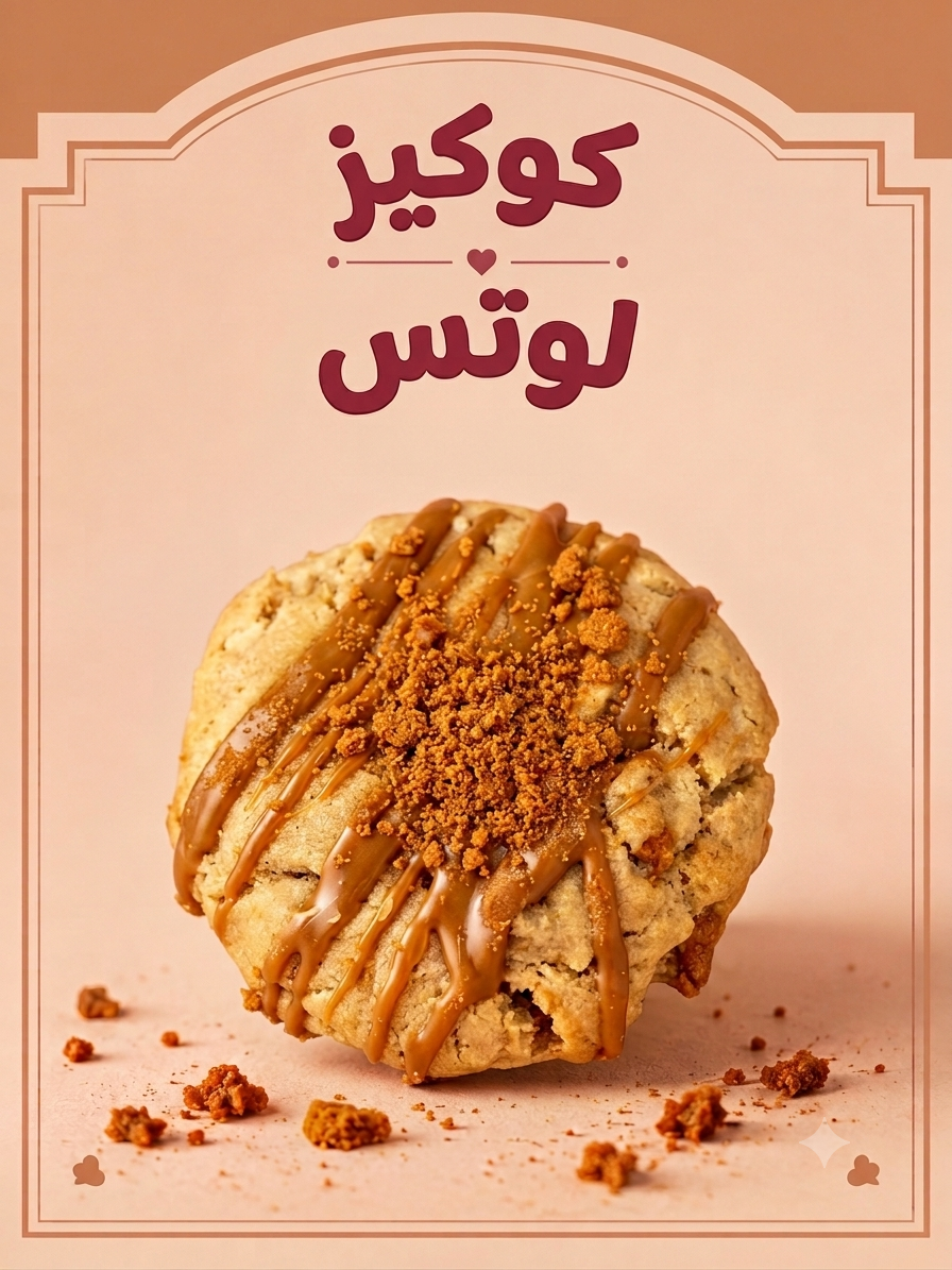 كوكيز لوتس ( 1 قطعه )