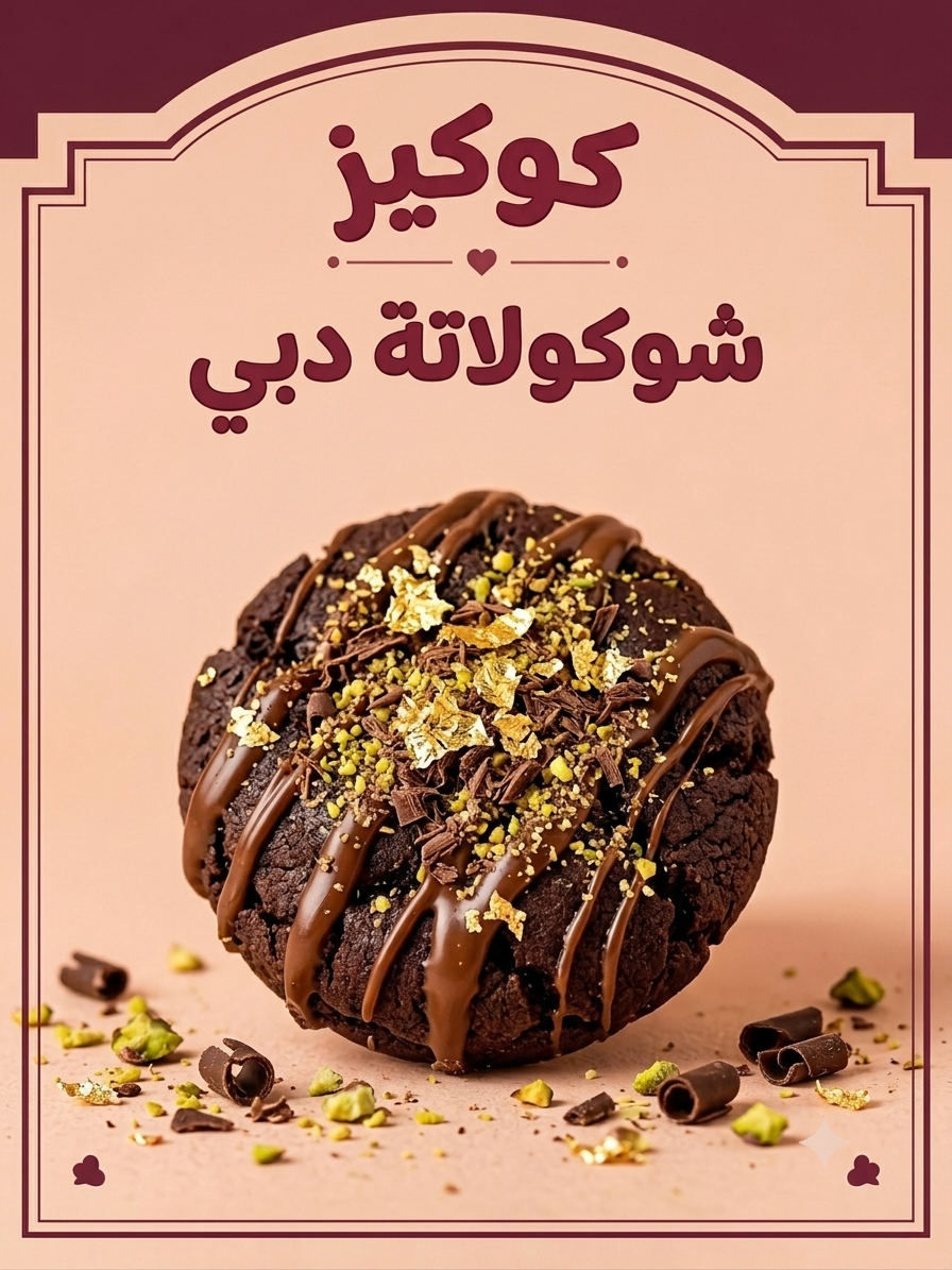 كوكيز شكولاته دبي ( 1 قطعه )