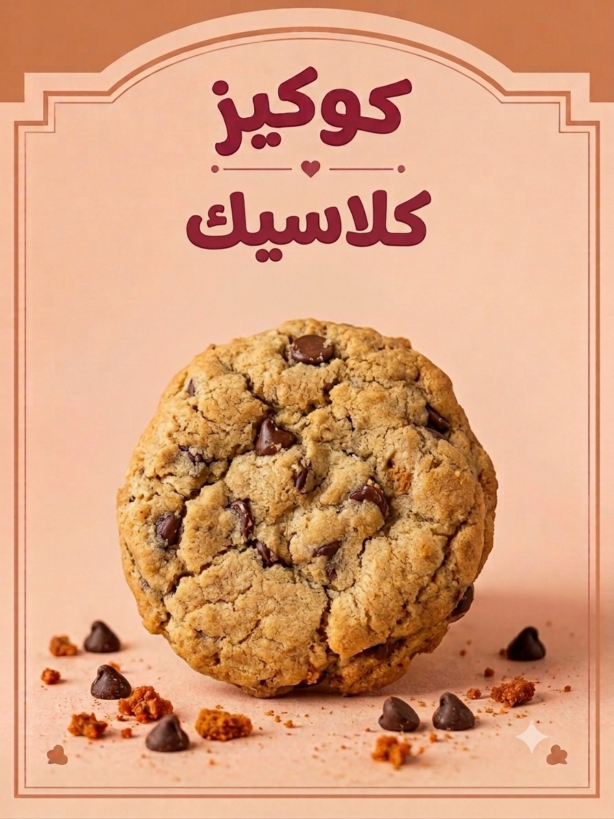 كوكيز كلاسيك ( 1 قطعه )