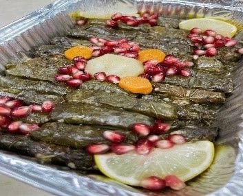 ورق عنب بزيت الزيتون و الليمون (بالبرغل ) 1 كيلو