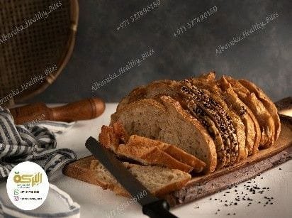الخبز الريفي بالخميرة البرية الطبيعية (ساوردو) بطحين الراي مع طحين الخبز